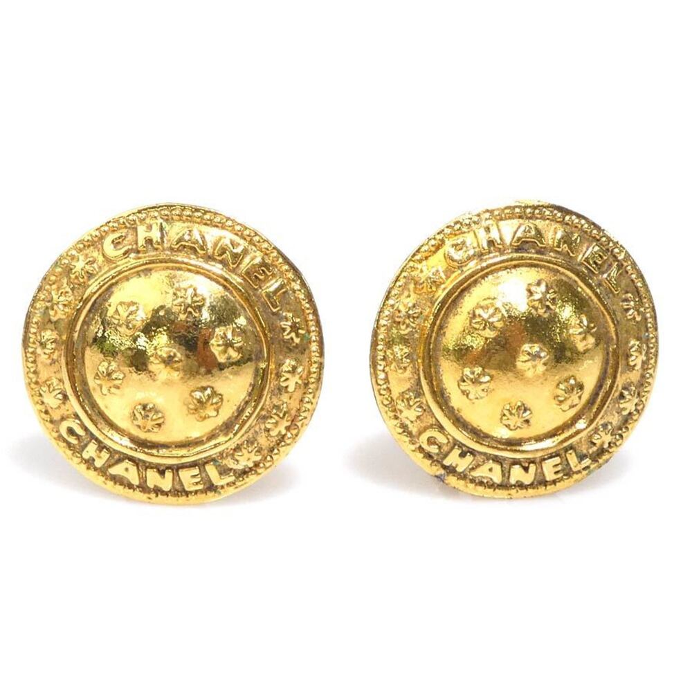 Chanel Earrings Gold-Tone Metal #209732C45B - Picture 1 of 5